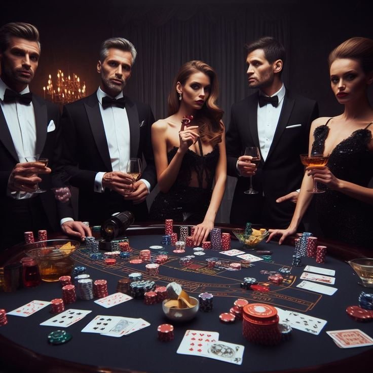 Live dealer blackjack table on a mobile phone screen, showing real-time action and chat interface